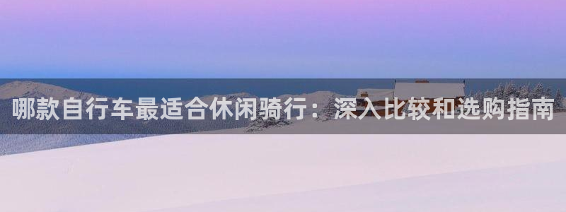 星奥盛典娱乐会所：哪款自行车最适合休闲骑行：深入比较