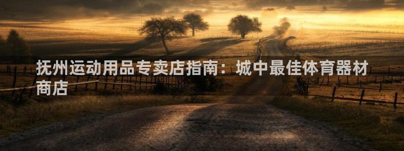 星奥娱乐艺人：抚州运动用品专卖店指南：城中最佳体育器