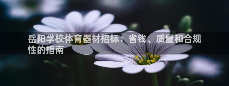 星欧娱乐平台怎么样啊知乎：岳阳学校体育器材招标：省钱