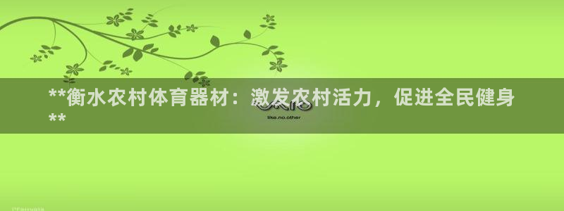 星奥娱乐集团股份有限公司招聘：**衡水农村体育器材：