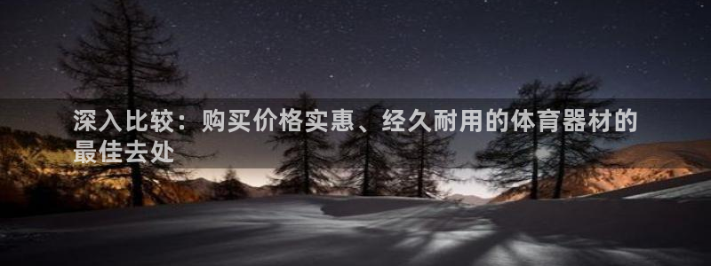 星欧娱乐平台：深入比较：购买价格实惠、经久耐用的体育
