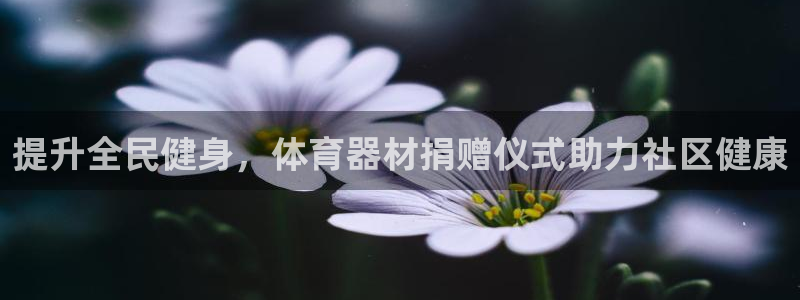 星欧娱乐平台怎么样啊：提升全民健身，体育器材捐赠仪式
