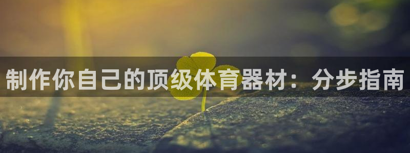 星欧娱乐是正规平台吗知乎：制作你自己的顶级体育器材：