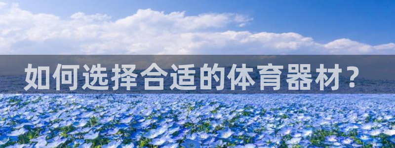 星欧娱乐属于什么档次：如何选择合适的体育器材？